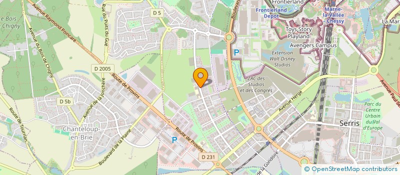 localisation de l'entreprise 921 188 132   MONTEVRAIN