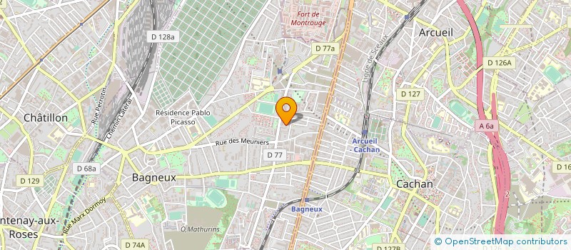 localisation de l'entreprise 921 190 864 à BAGNEUX