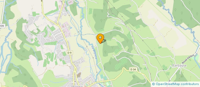 localisation de l'entreprise 921 198 305 à MONEIN
