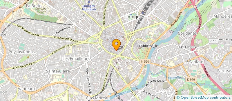 localisation de l'entreprise 921 213 062 à LIMOGES