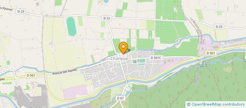 localisation de l'entreprise 921 213 898   CHARLEVAL