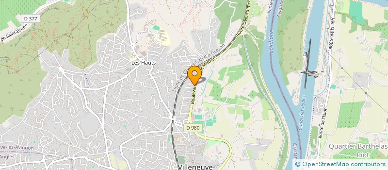 localisation de l'entreprise 921 216 727   VILLENEUVE-LES-AVIGNON