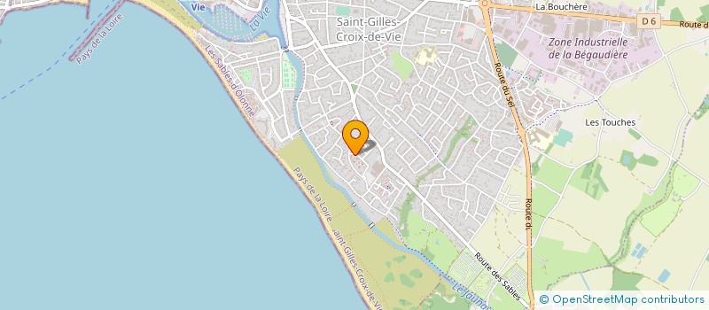 localisation de l'entreprise 921 222 626 à SAINT-GILLES-CROIX-DE-VIE