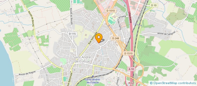 localisation de l'entreprise 921 223 145   SAINT-ANDRE-DE-CUBZAC