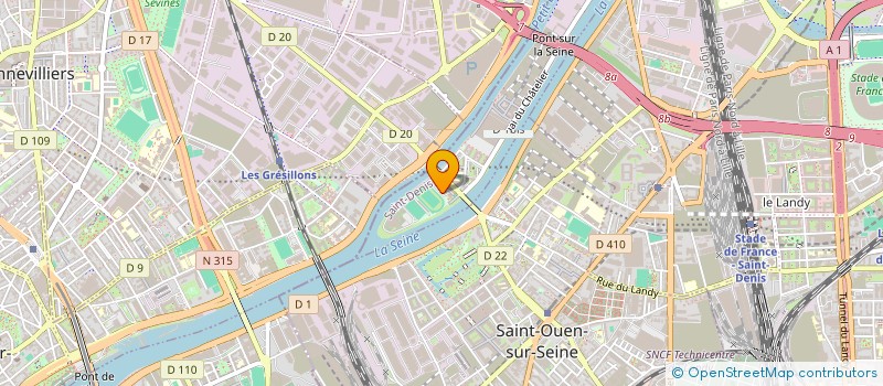 localisation de l'entreprise 921 227 237 à SAINT-DENIS