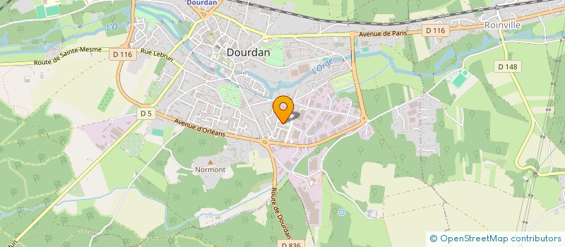 localisation de l'entreprise 921 228 375   DOURDAN