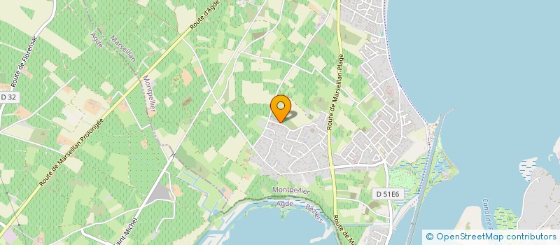 localisation de l'entreprise 921 231 601  à MARSEILLAN