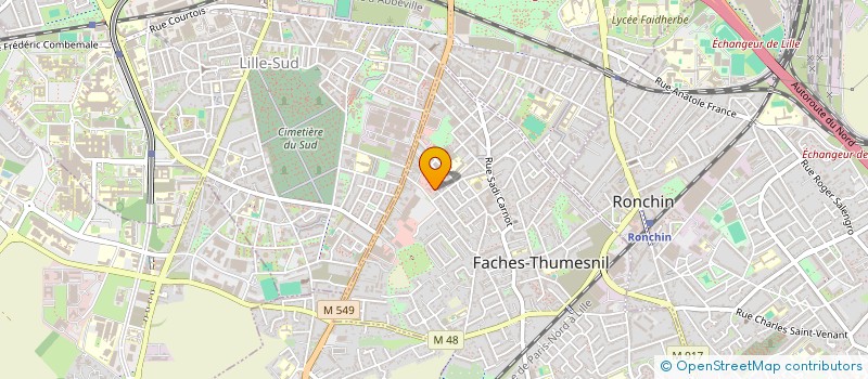 localisation de l'entreprise 921 232 815   FACHES-THUMESNIL