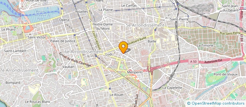 localisation de l'entreprise 921 257 457   MARSEILLE