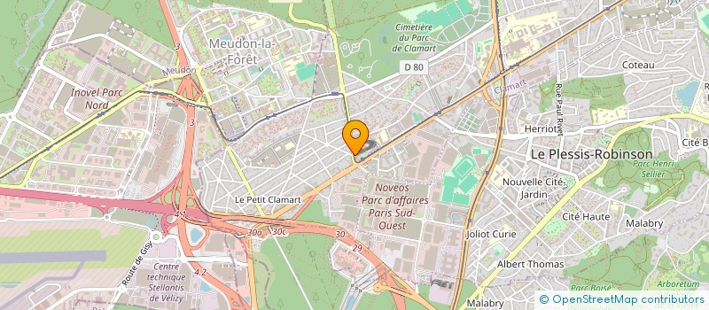 localisation de l'entreprise 921 265 773   CLAMART