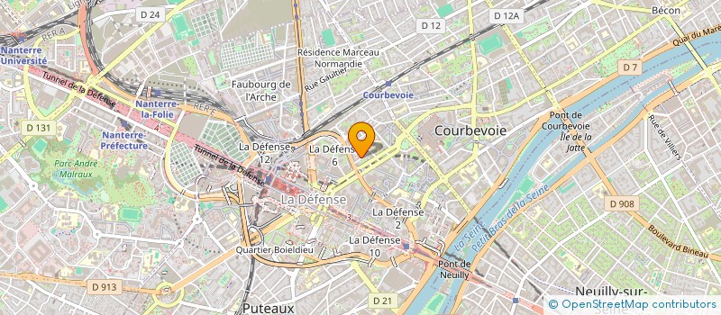 localisation de l'entreprise 921 265 849 à COLOMBES