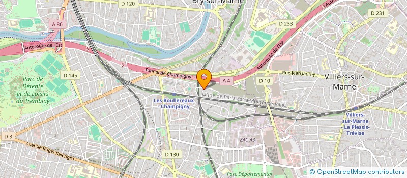 localisation de l'entreprise 921 286 340 à CHAMPIGNY-SUR-MARNE