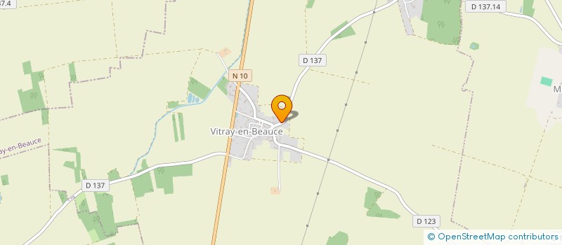 localisation de l'entreprise 921 292 686 à VITRAY-EN-BEAUCE