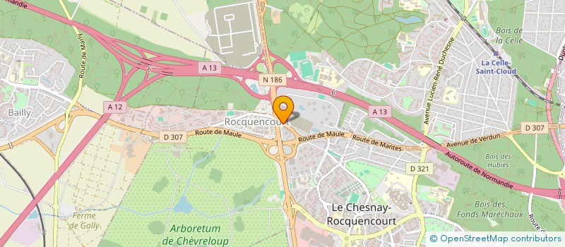 localisation de l'entreprise 921 300 208 à LE CHESNAY-ROCQUENCOURT