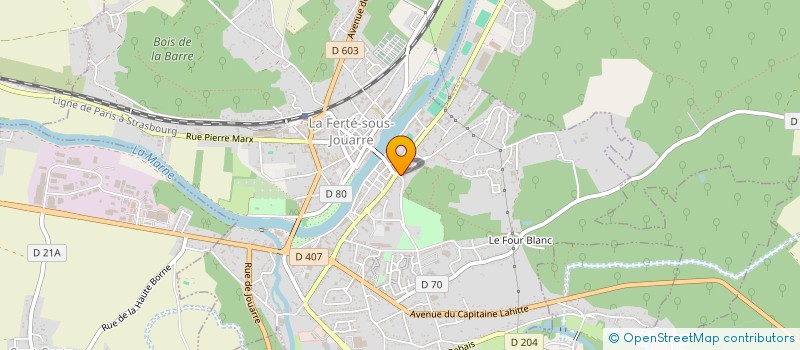 localisation de l'entreprise 921 300 703   LA FERTE-SOUS-JOUARRE