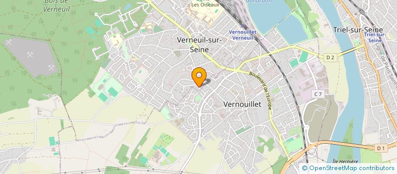 localisation de l'entreprise 921 328 571   VERNEUIL-SUR-SEINE