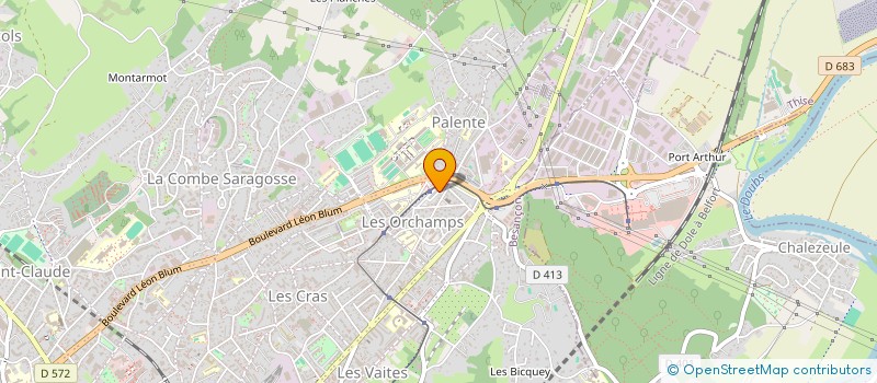 localisation de l'entreprise 921 344 370 à BESANCON
