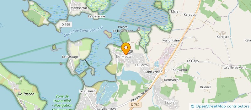 localisation de l'entreprise 921 346 334   LE HEZO