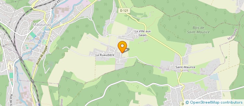 localisation de l'entreprise 921 351 417 à MALAUNAY