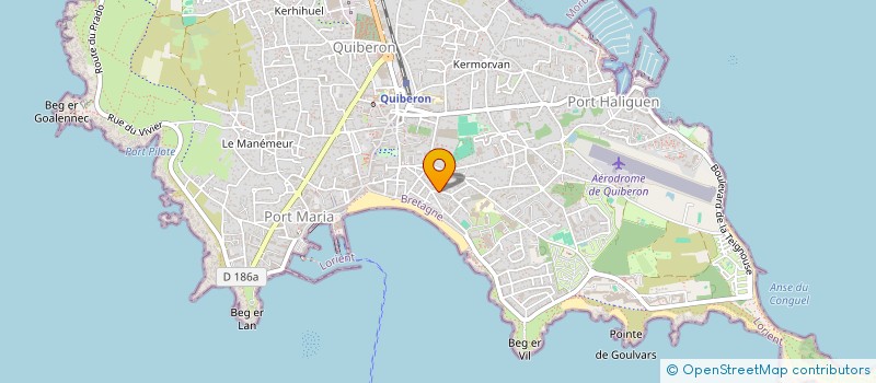 localisation de l'entreprise 921 362 604   QUIBERON
