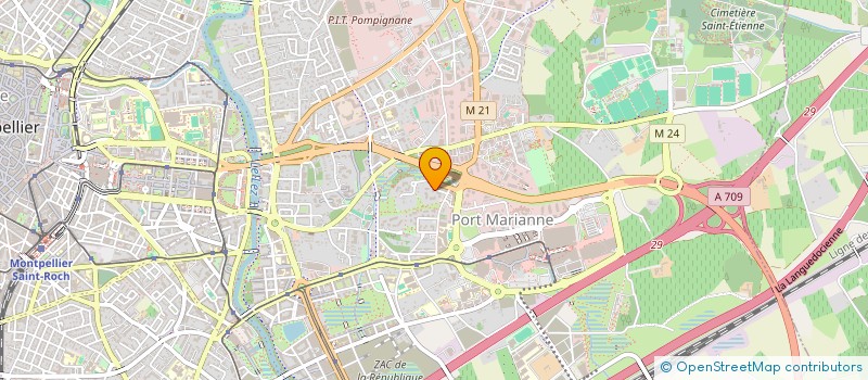 localisation de l'entreprise 921 379 392 à MONTPELLIER