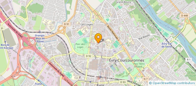 localisation de l'entreprise 921 391 553 à BRETIGNY-SUR-ORGE