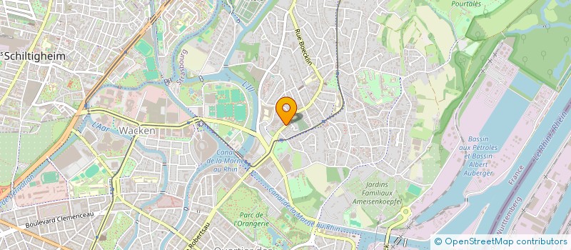 localisation de l'entreprise 921 420 873 à STRASBOURG