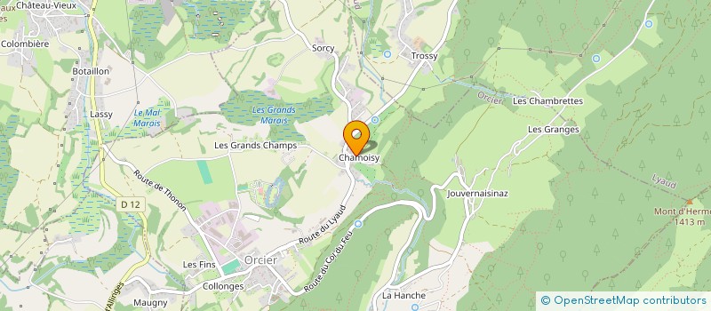 localisation de l'entreprise 921 425 955   ORCIER