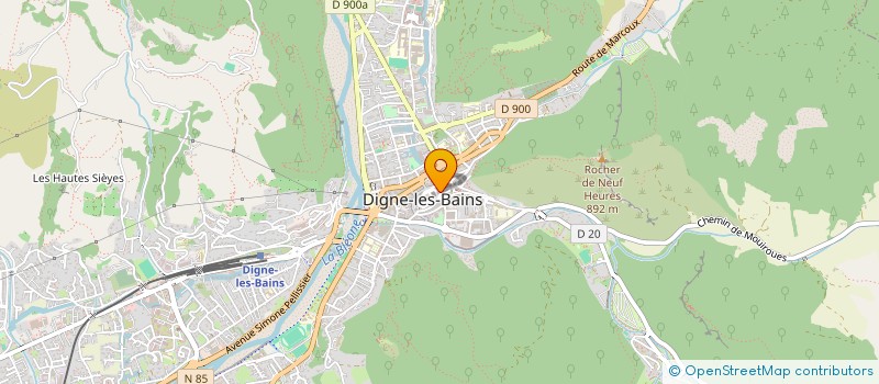 localisation de l'entreprise 921 430 872 à DIGNE-LES-BAINS