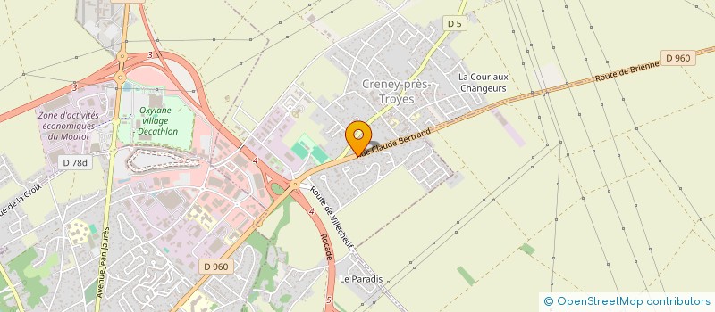 localisation de l'entreprise 921 442 885   CRENEY-PRES-TROYES