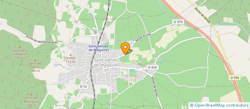 localisation de l'entreprise 921 443 271   SAINT-GENIES-DE-MALGOIRES