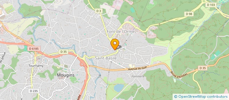 localisation de l'entreprise 921 446 530 à MOUGINS