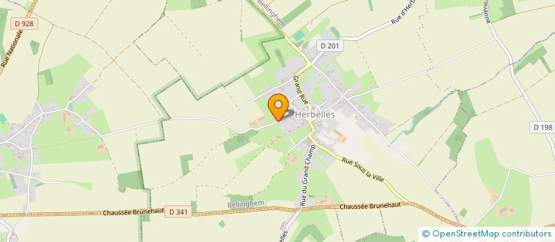 localisation de l'entreprise 921 489 753   BELLINGHEM