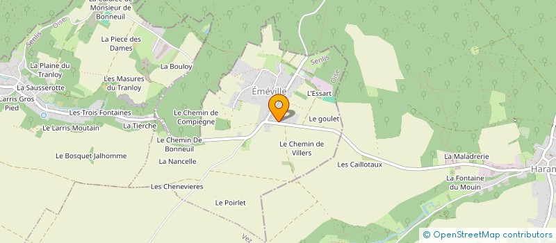 localisation de l'entreprise 921 490 702   EMEVILLE