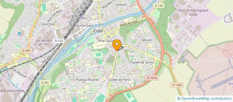 localisation de l'entreprise 921 492 955   CREIL