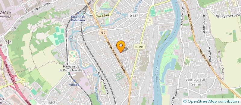 localisation de l'entreprise 921 520 649 à CORBEIL-ESSONNES