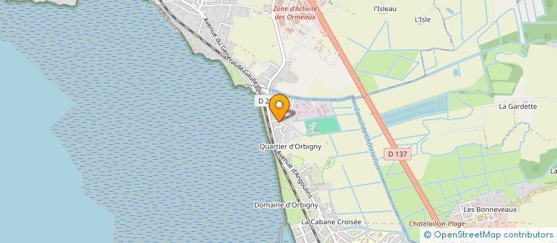 localisation de l'entreprise 921 549 499   CHATELAILLON-PLAGE