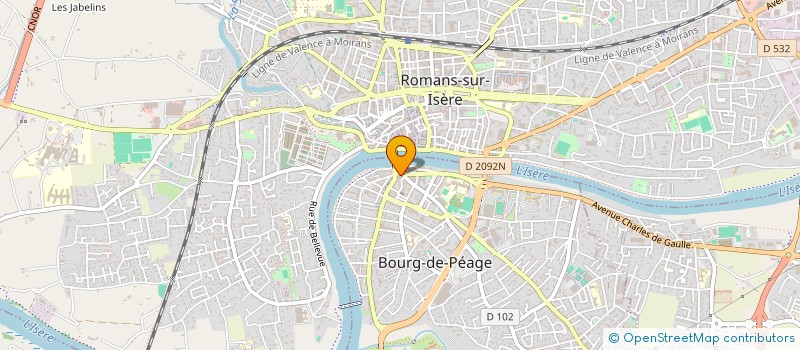 localisation de l'entreprise 921 551 362   ROMANS-SUR-ISERE