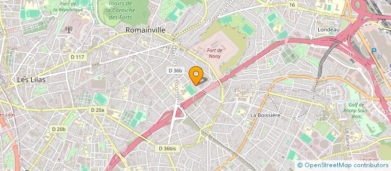 localisation de l'entreprise 921 562 740   ROMAINVILLE
