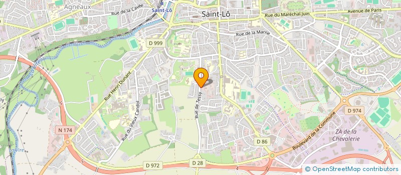 localisation de l'entreprise 921 566 535   SAINT-LO