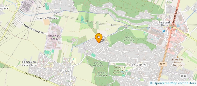 localisation de l'entreprise 921 587 846 à LA VILLE-DU-BOIS