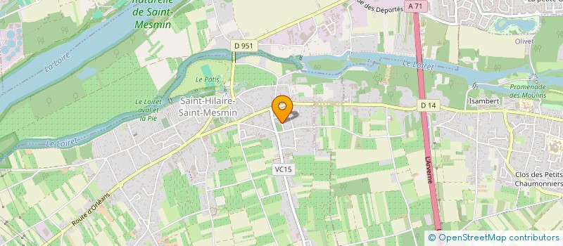 localisation de l'entreprise 921 591 236 à SAINT-HILAIRE-SAINT-MESMIN