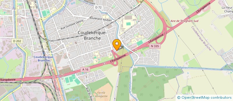 localisation de l'entreprise 921 608 949   COUDEKERQUE-BRANCHE