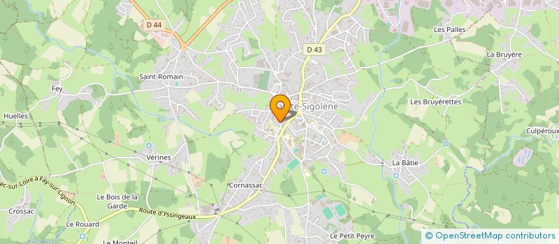 localisation de l'entreprise 921 609 020 à SAINTE-SIGOLENE