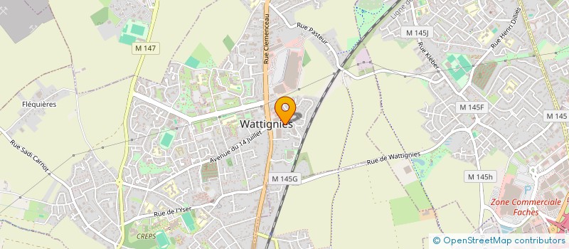 localisation de l'entreprise 921 620 175   WATTRELOS