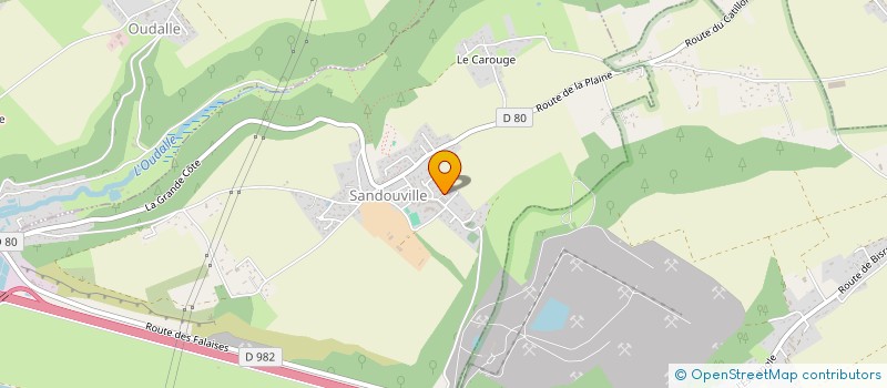 localisation de l'entreprise 921 642 997   SANDOUVILLE