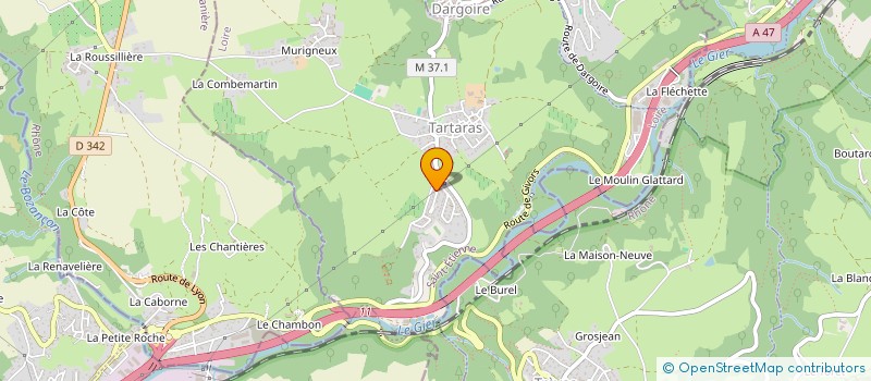 localisation de l'entreprise 921 643 011   CHAPONOST