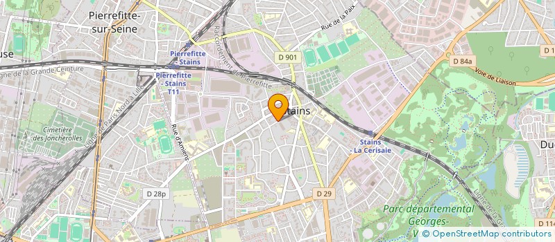 localisation de l'entreprise 921 670 857   STAINS