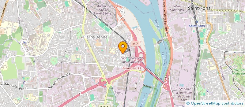 localisation de l'entreprise 921 724 563   OULLINS-PIERRE-BENITE