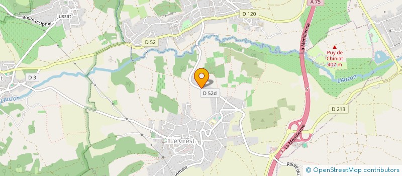 localisation de l'entreprise 921 730 289   CHAMPEIX